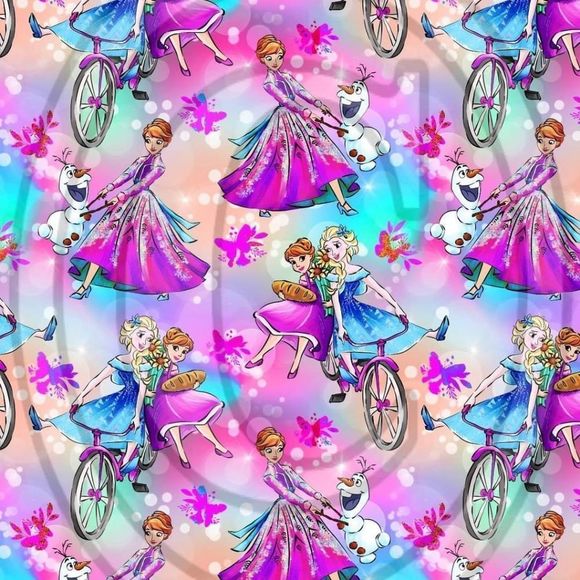 NEW DISNEY'S SPRINGTIME FROZEN MINKY BLANKET - Picture 2 of 2